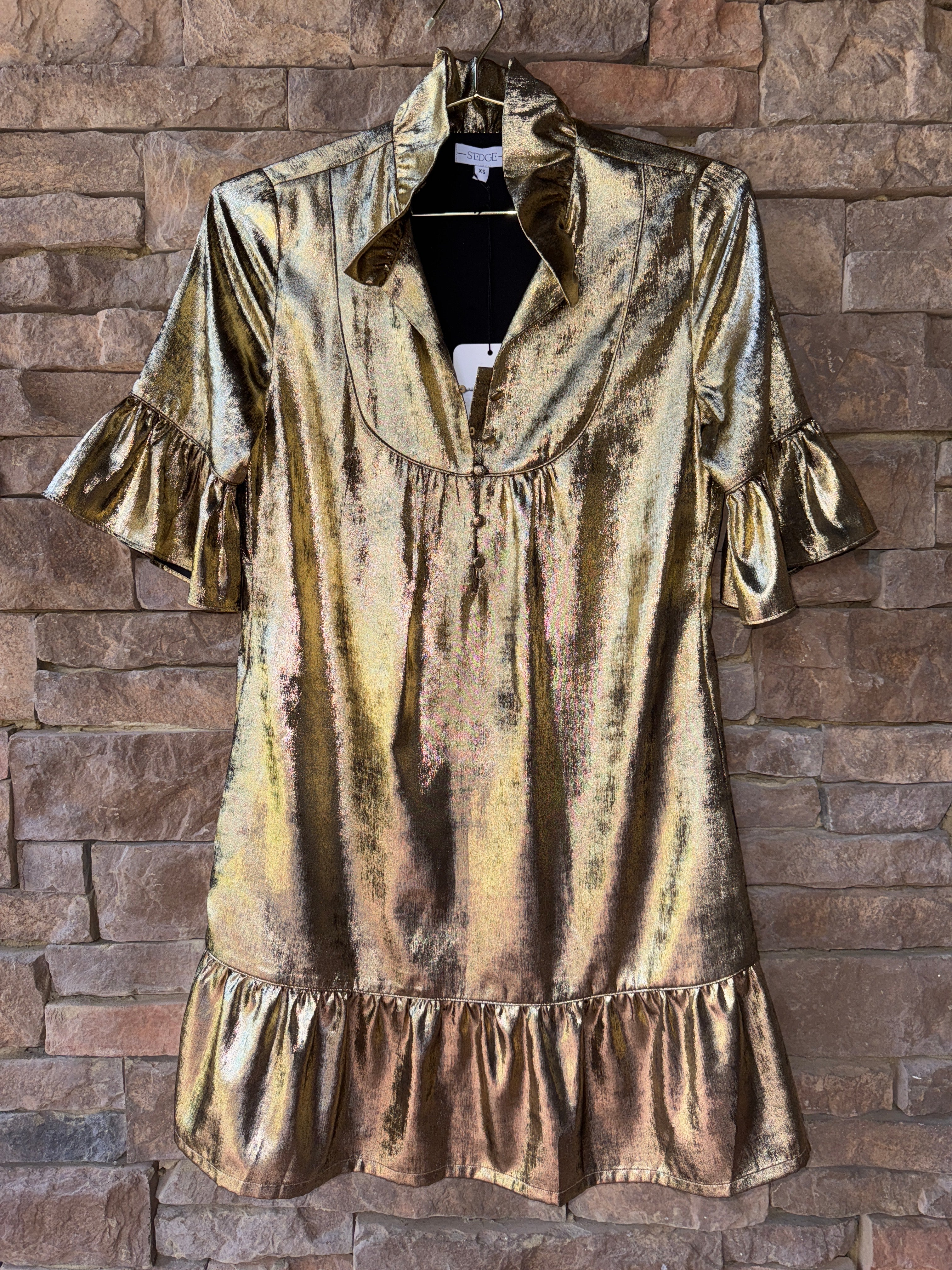 S'Edge Mary Dress in Bronze XS