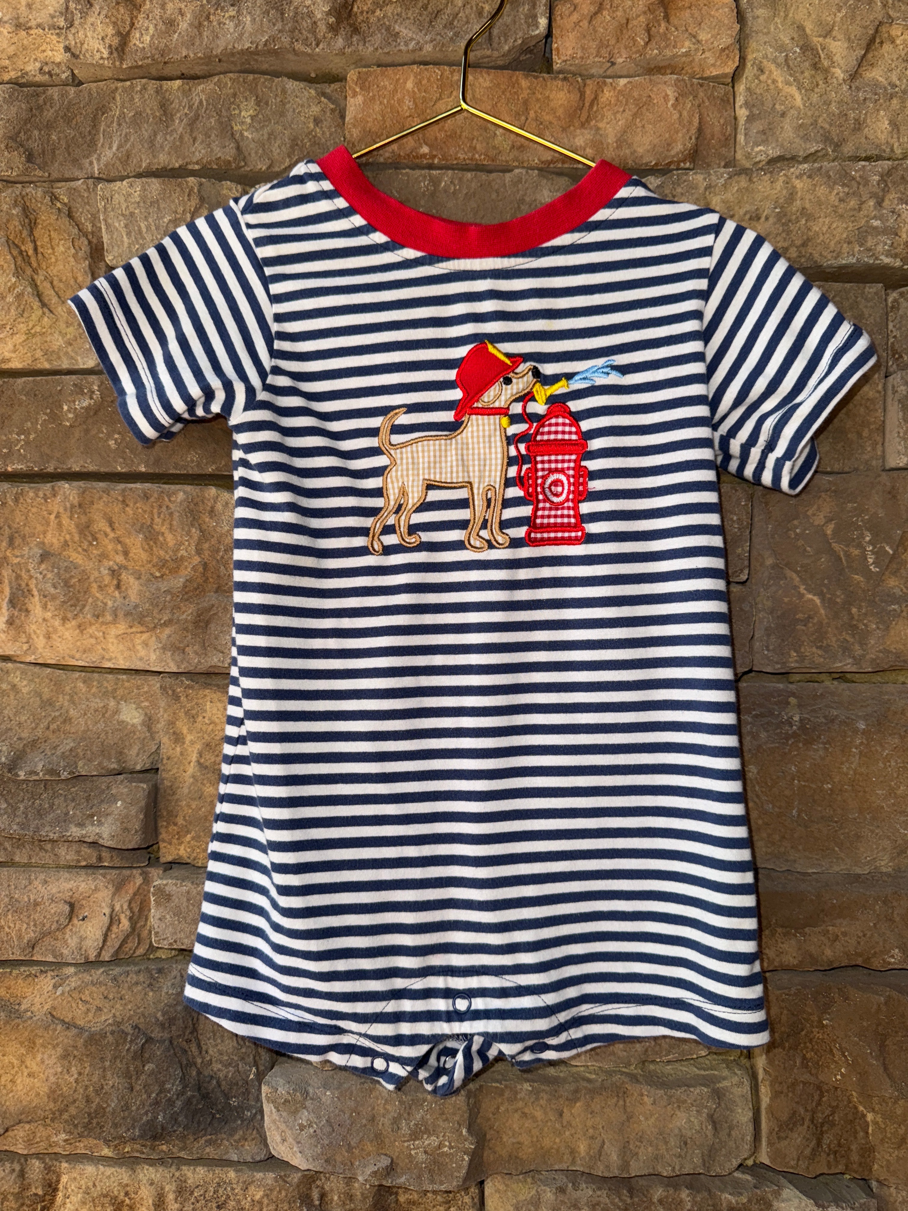 Ishtex Fire Dog Romper 18M