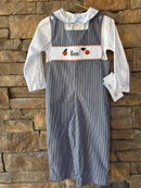 VIve La Fete Smocked Boo Longall 2T