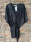 No other Way Black Sequin Romper M