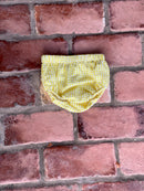 AK Yellow Gingham Bloomer 6M