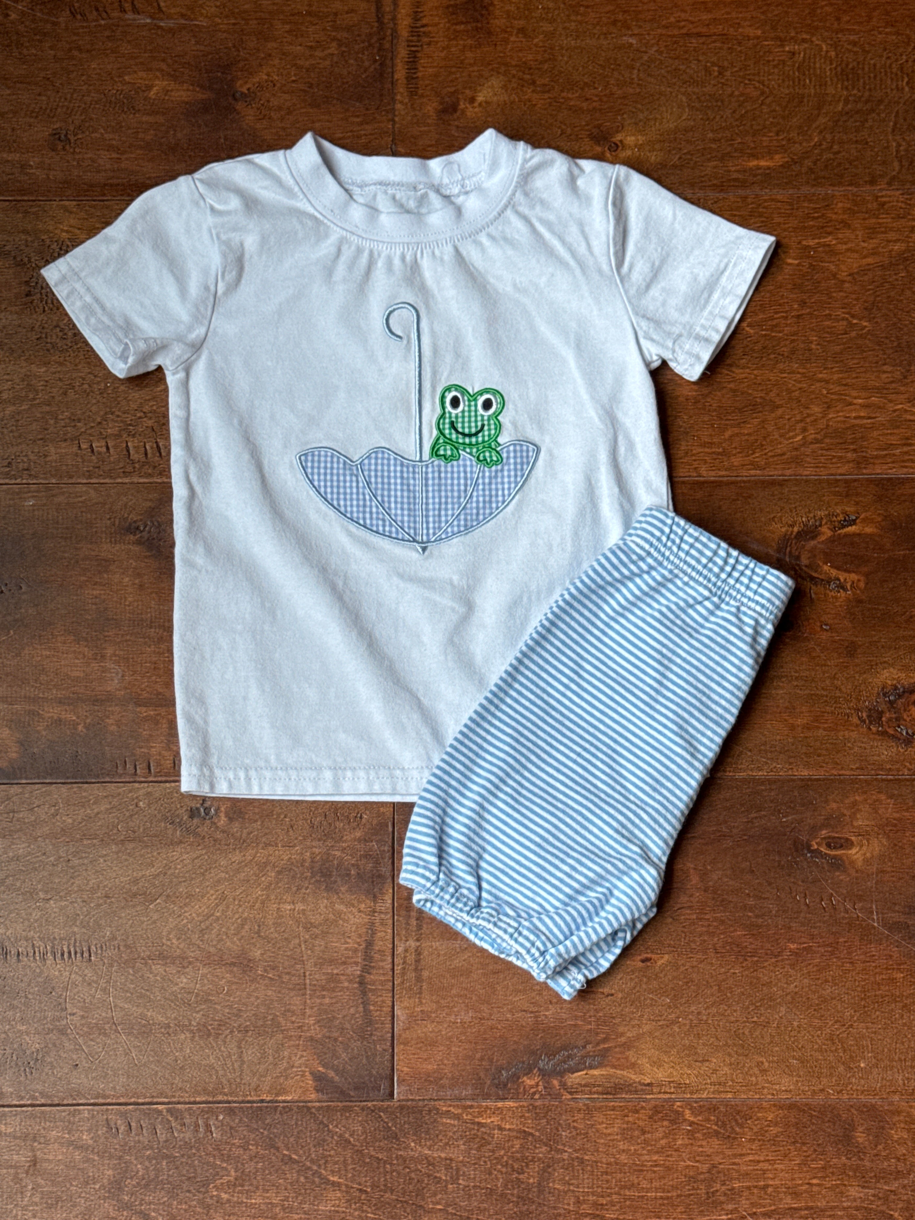 Stitchy Fish 2piece Frog Set 18M
