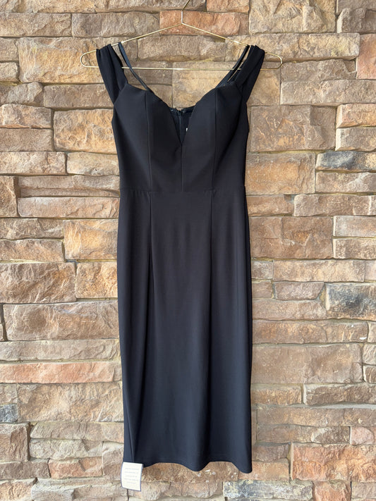 AQUA mini dress black 0