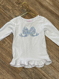 Stitchy Fish LS Bow Top 4T