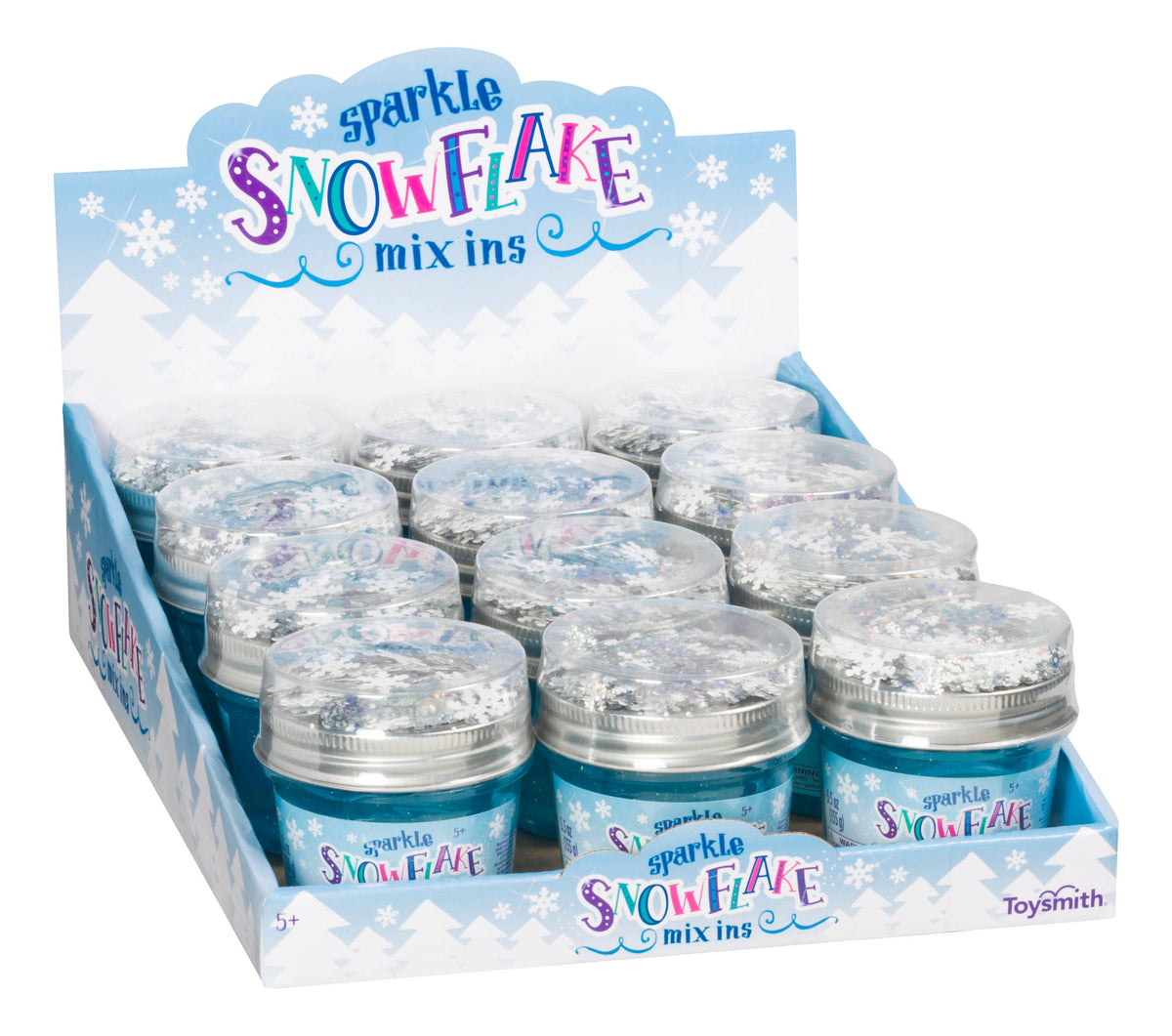Snowflake Mix Ins Slime/Confetti Kit, Holiday, Christmas