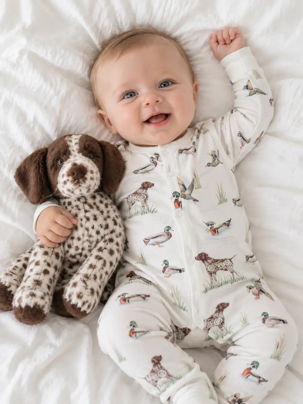 Field + Feather Terry Romper