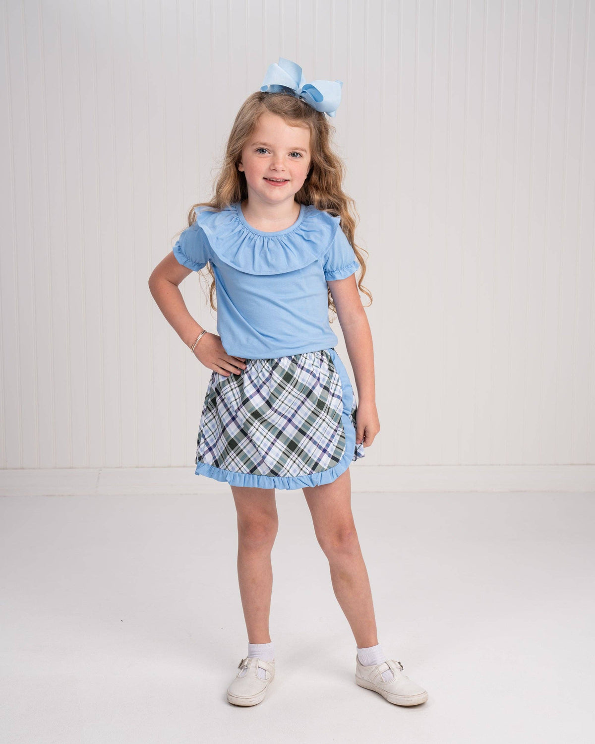 Evelyn Ivy League Plaid Skort