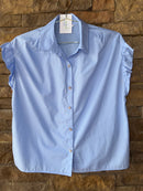 C&I Periwinkle Blue Fluttersleeve Top S