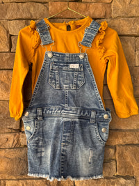 SEVEN Overall Skirt Set 2T