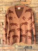 MuMu Leopard Sweater XS