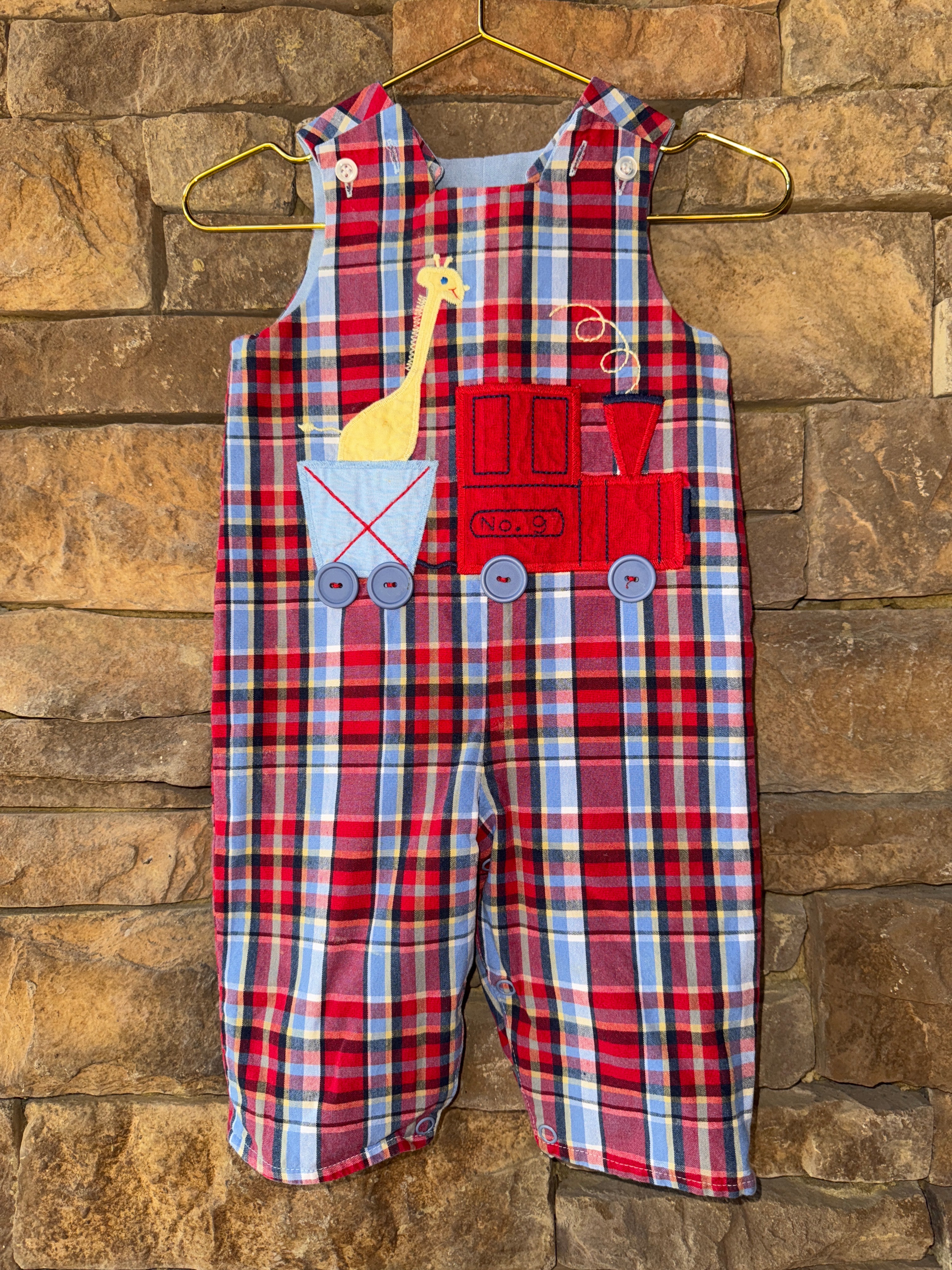 Bailey Boys Reversible Longall Train/Tools 6M