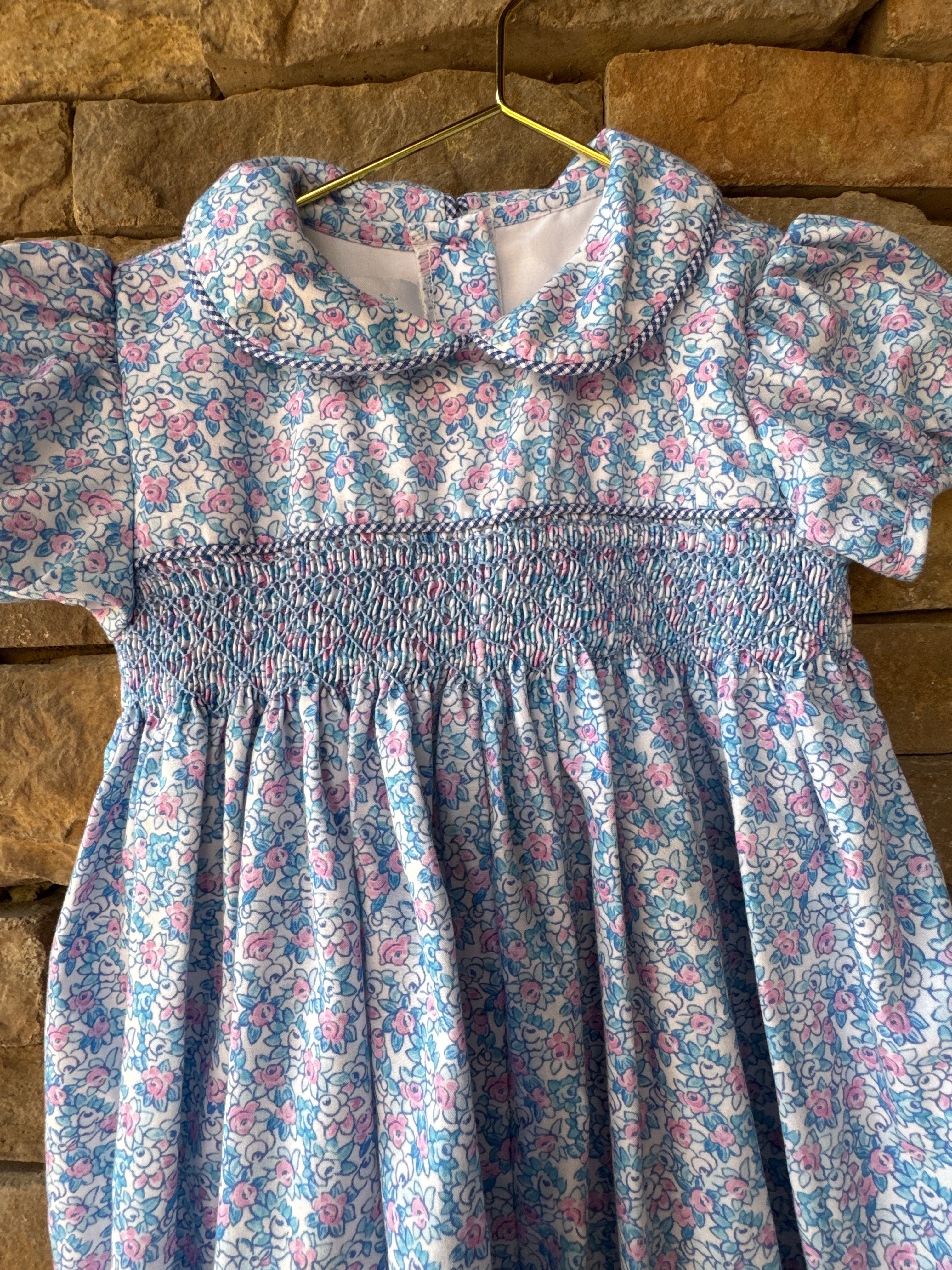 James & Lottie Floral Smocked Longall 2T