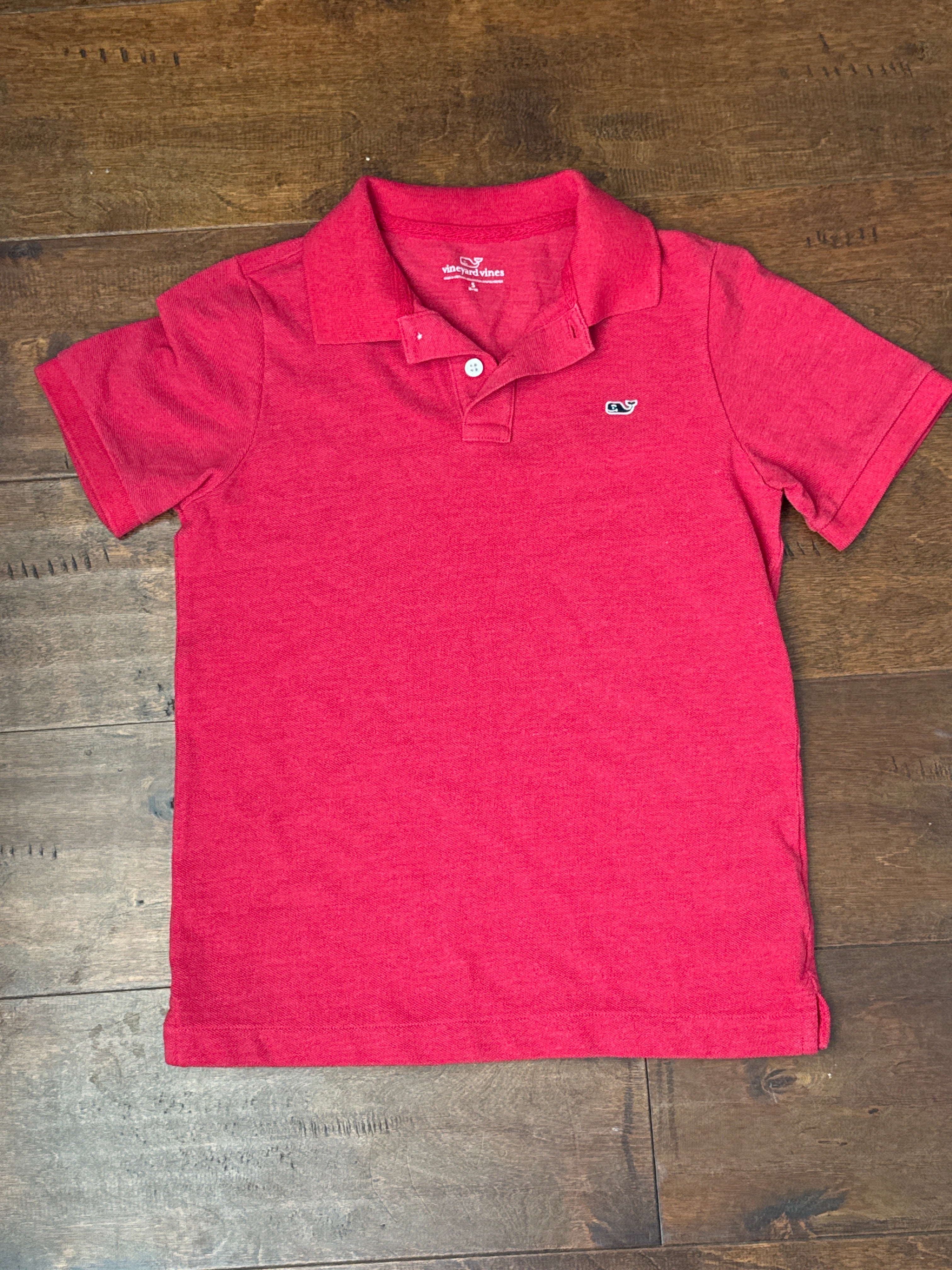 Vineyard Vines Red Polo YS 8-10
