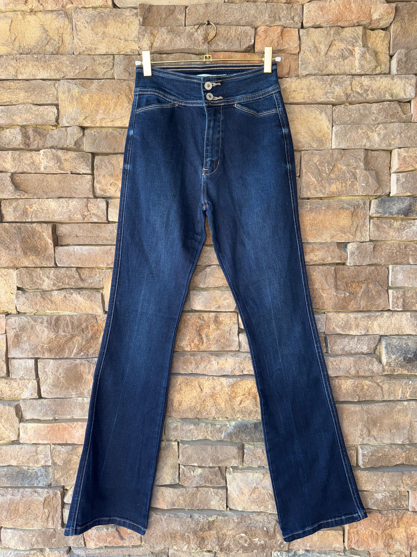 KanCan Dark Flare Leg Denim 25