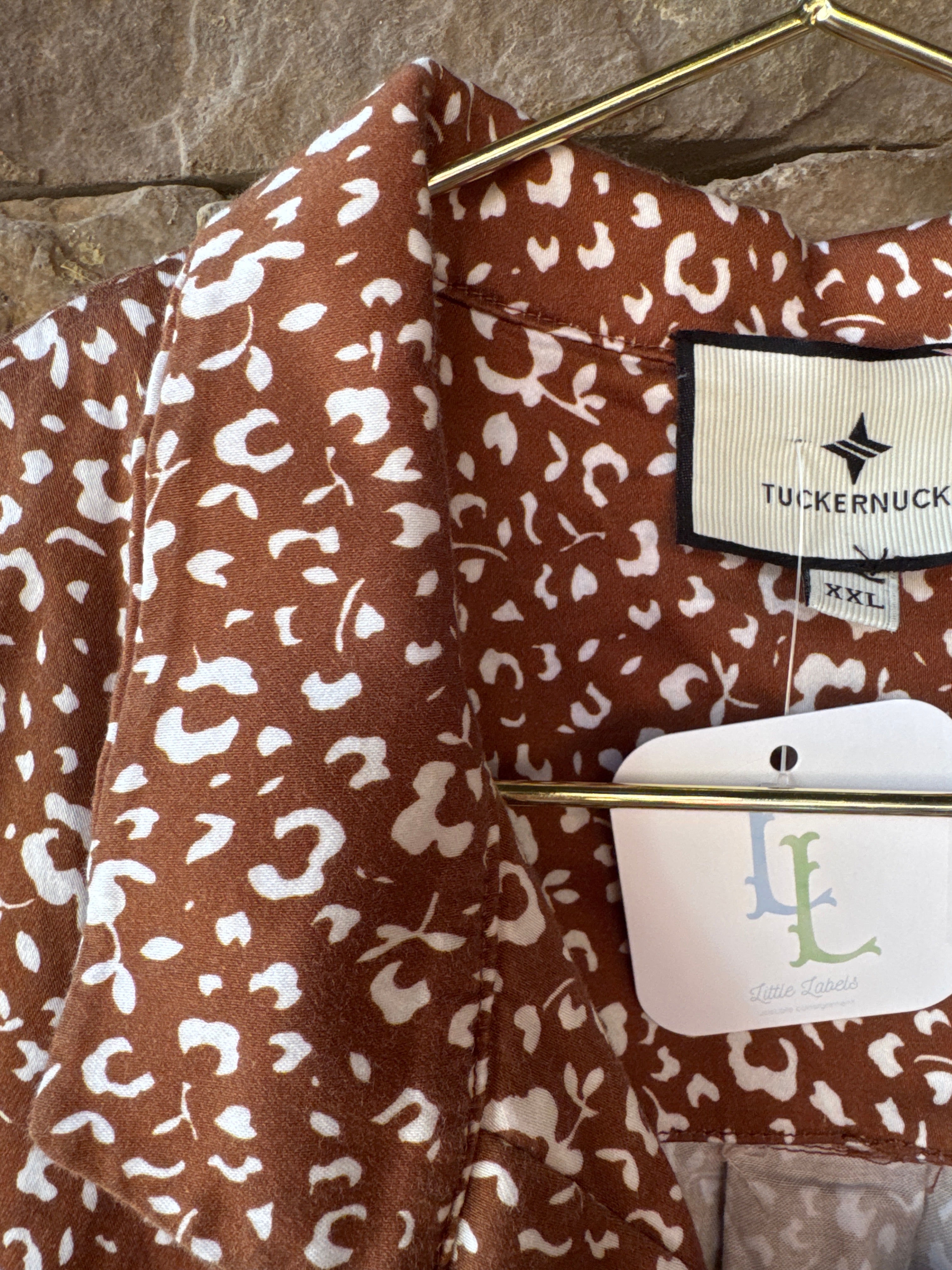 Tuckernuck Cheetah Floral Charlie Dress XXL