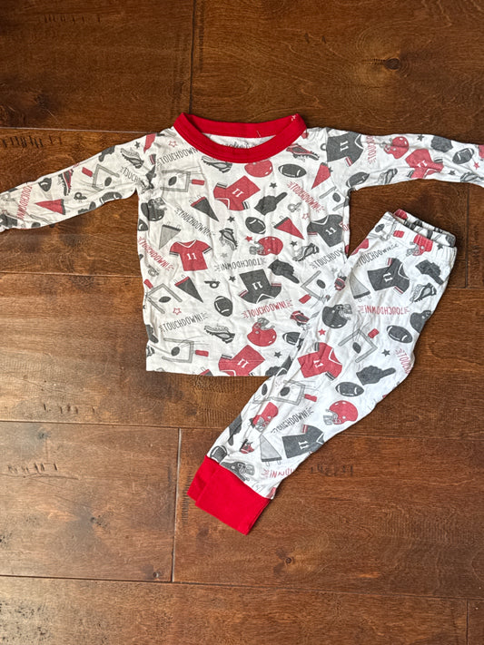 Magnolia Baby Football PJ Set 9-12m