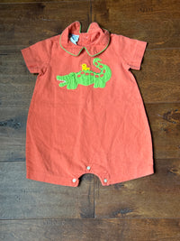 Monday's Child Alligator Romper 12M