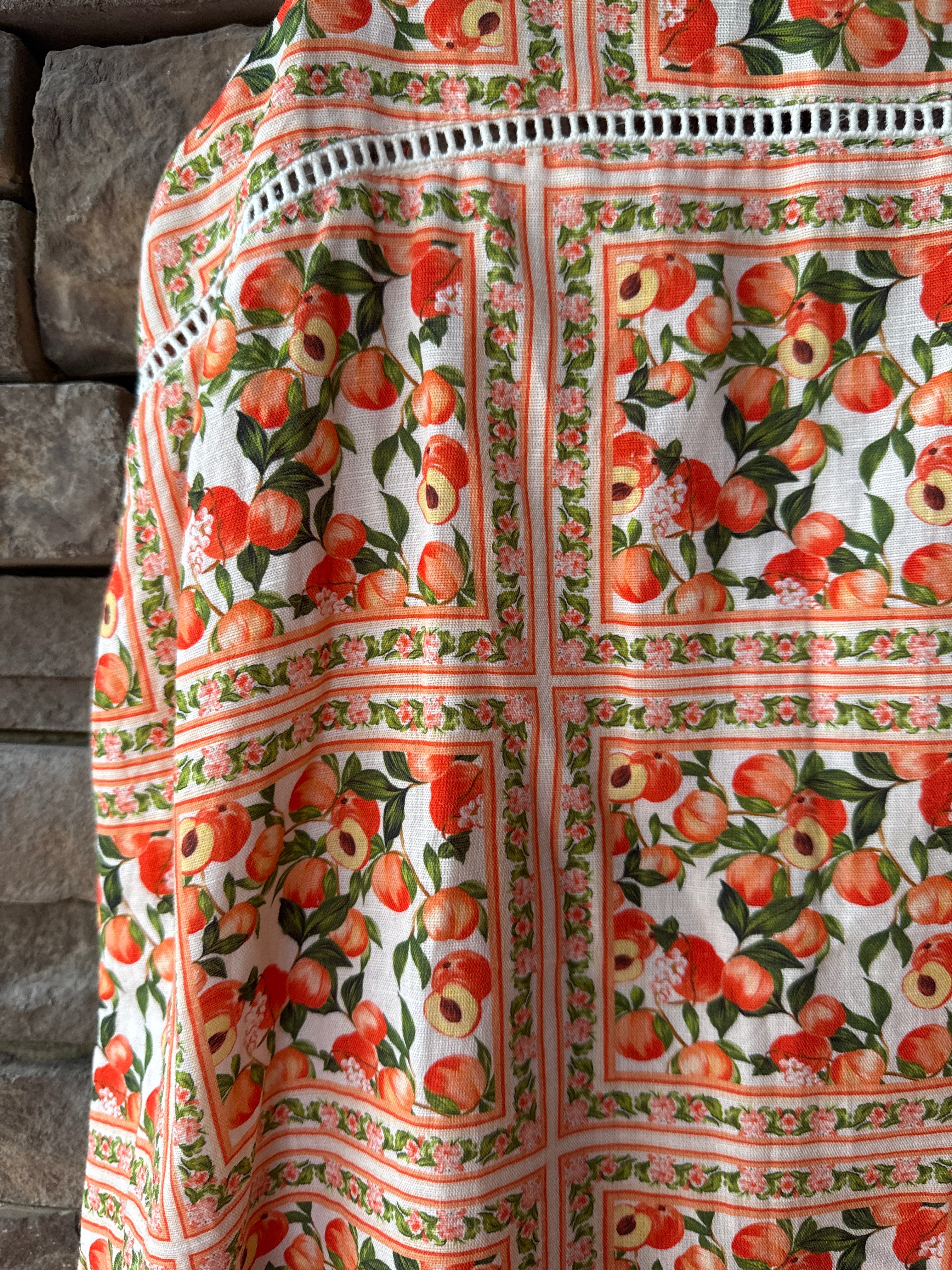 Anna Cate Leah Dress in Summer Peach XS