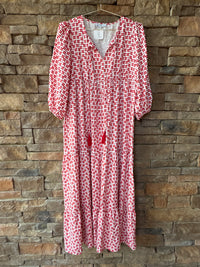 Cezele Red Floral Maxi L