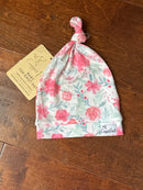 Copper Pearl Baby Top Knot Hat