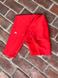 ALO Red Buttersoft High Waisted Leggings L