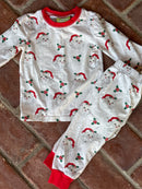 Classic Whimsey Santa PJ 12m