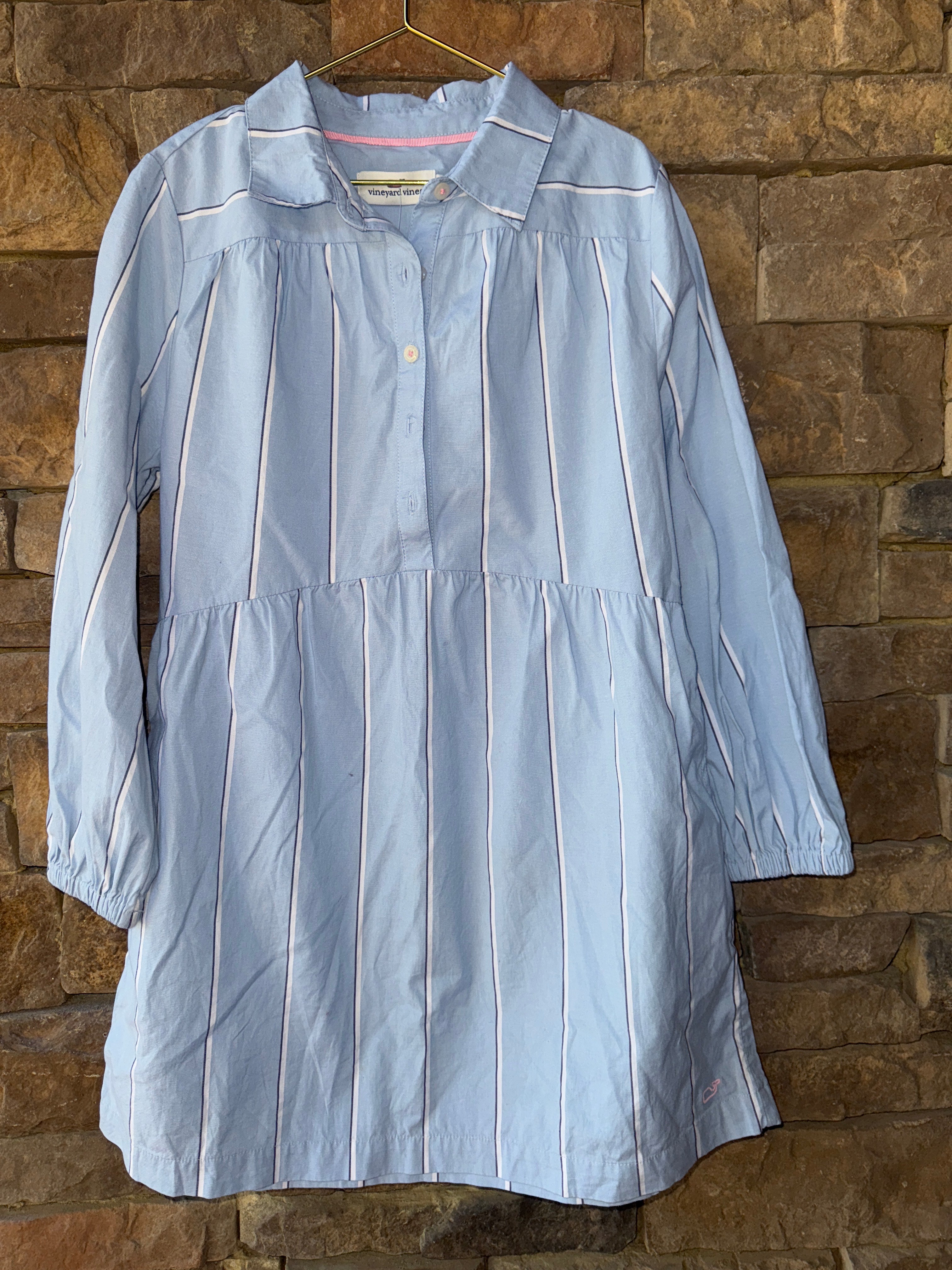 Vineyard Vines LS Polo Dress S (7-8)