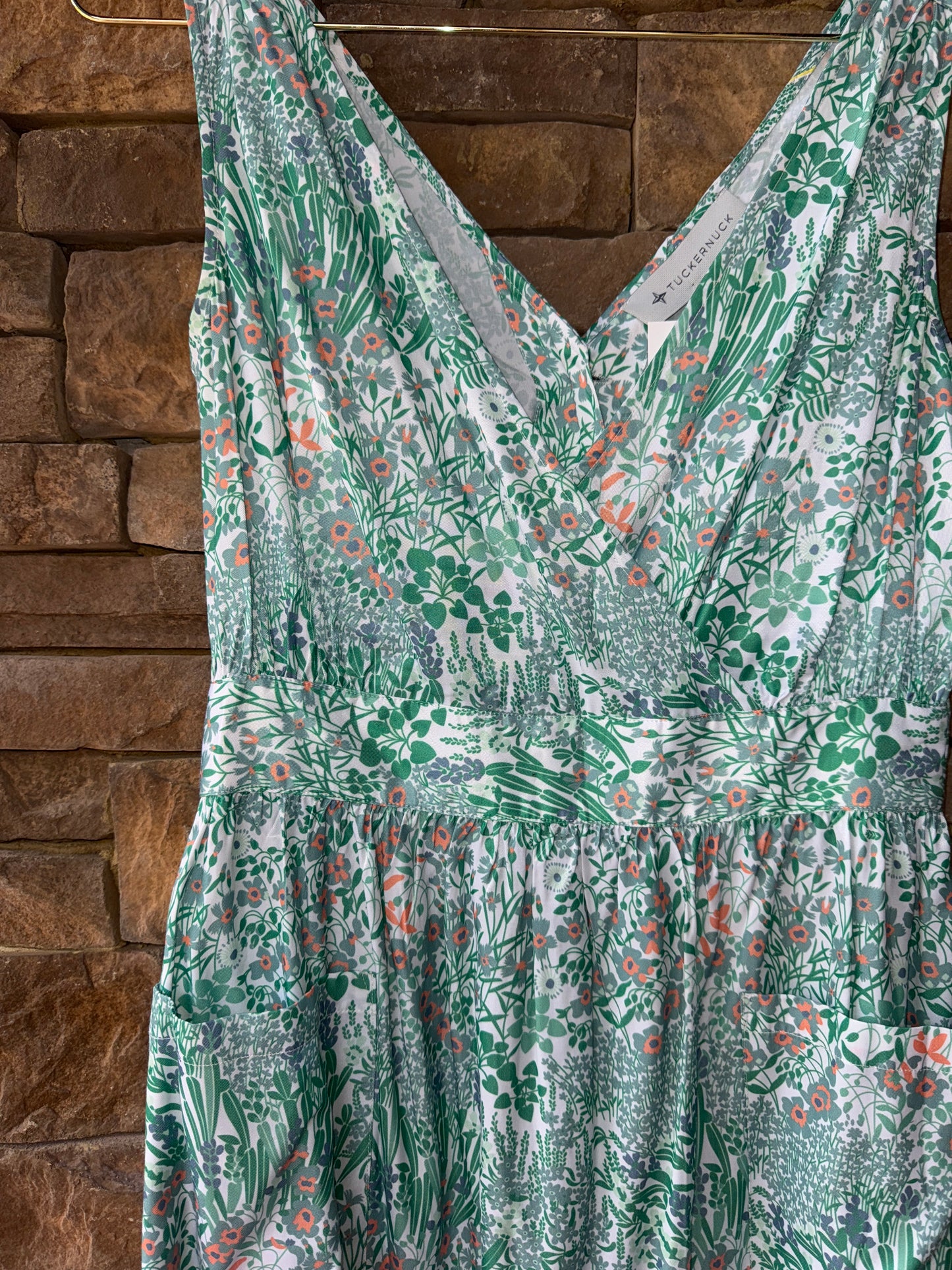 Tuckernuck Bergamot Floral Sleeveless Dress S