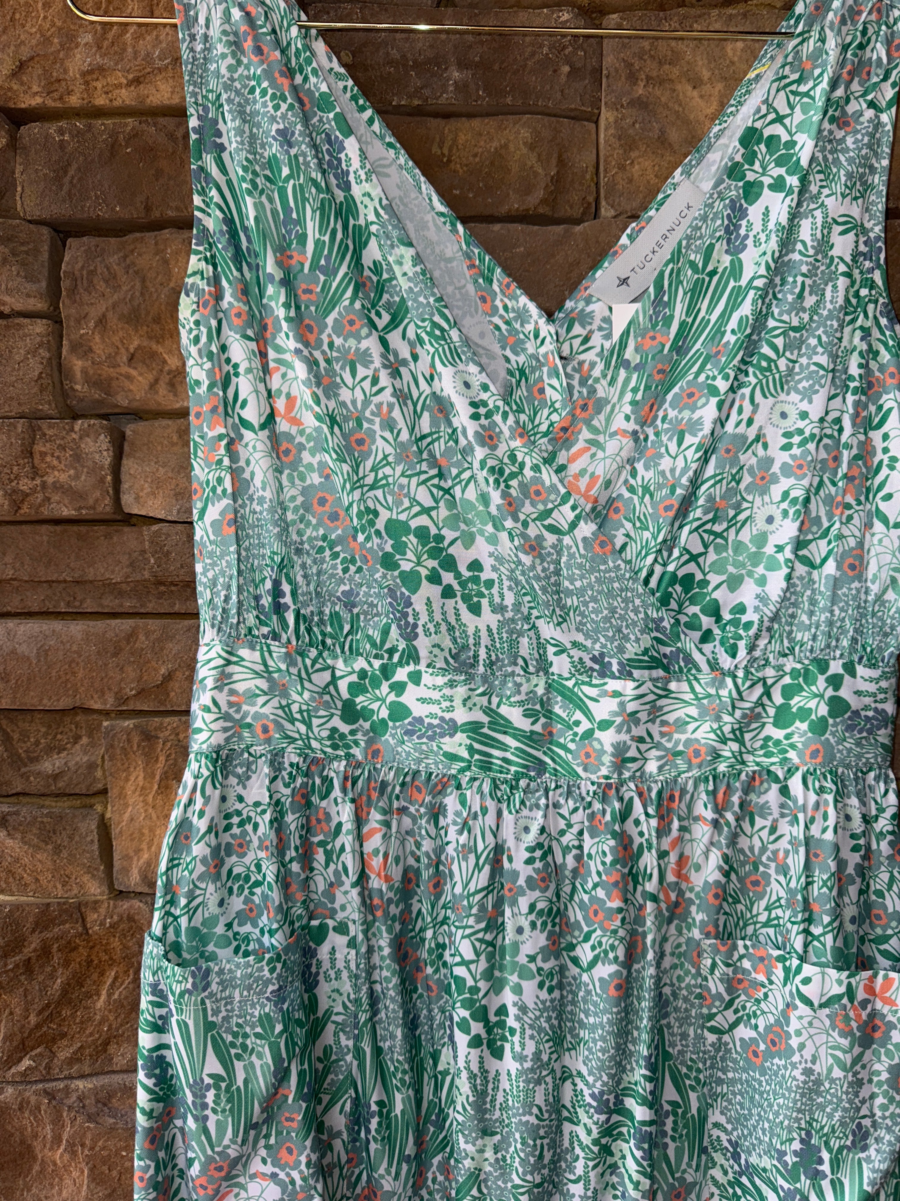 Tuckernuck Bergamot Floral Sleeveless Dress S