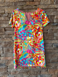 Trina Turk Multi Print Dress 8
