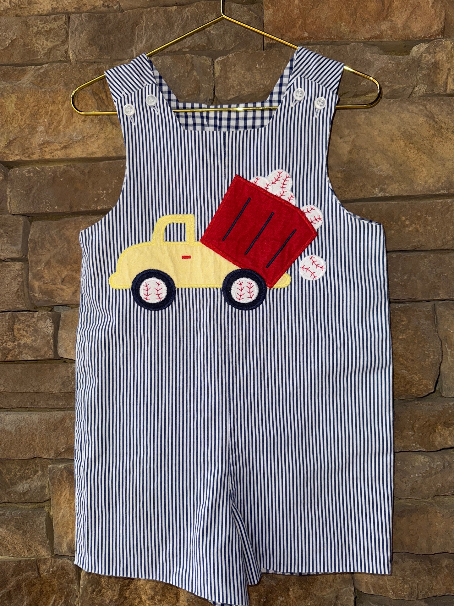 Bailey Boys Reversible Dumptruck/Lure Jon Jon 18M