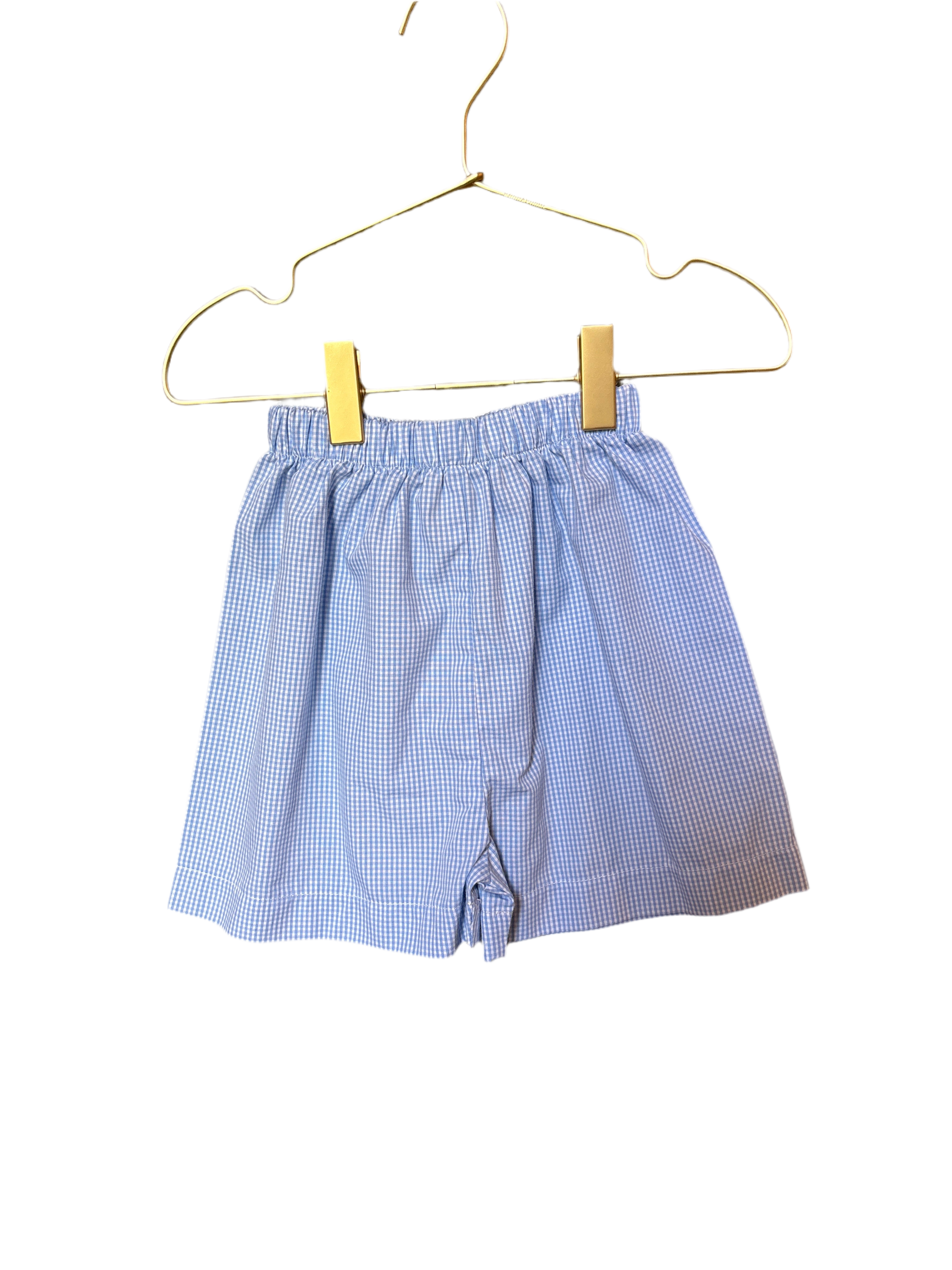 Gingham Short Blue 4T