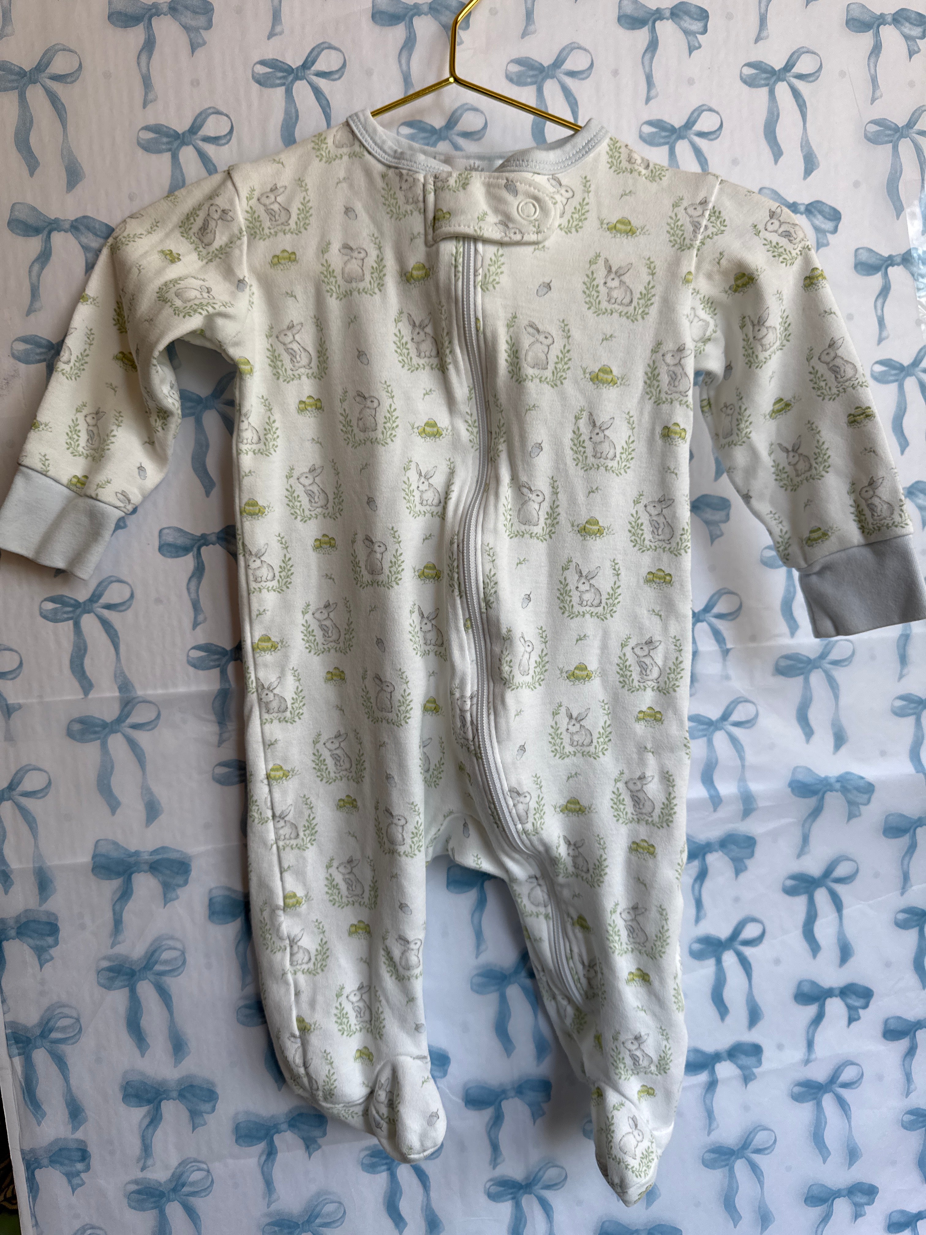 Baby Loren Bunnies Footie 0-3m