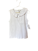 The Proper Peony Ruffle pink collar Tank 7