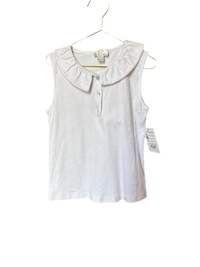 The Proper Peony Ruffle pink collar Tank 7
