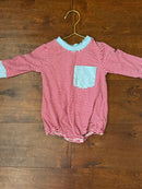 Busy Bee Smocks Striped Ls Bubble 12M