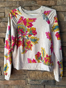 Anthropologie Saturday Sunday Floral Sweatshirt L