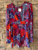 Free People Multi Mini Dress M
