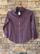 RL Red Green Plaid Ls Button Down 8