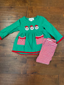 Marie Nicole Santa Set 2T