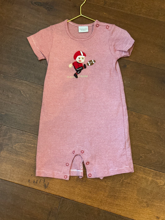 Squiggles Football Romper 18m