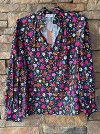 Crosby Lyla Top Floral XL
