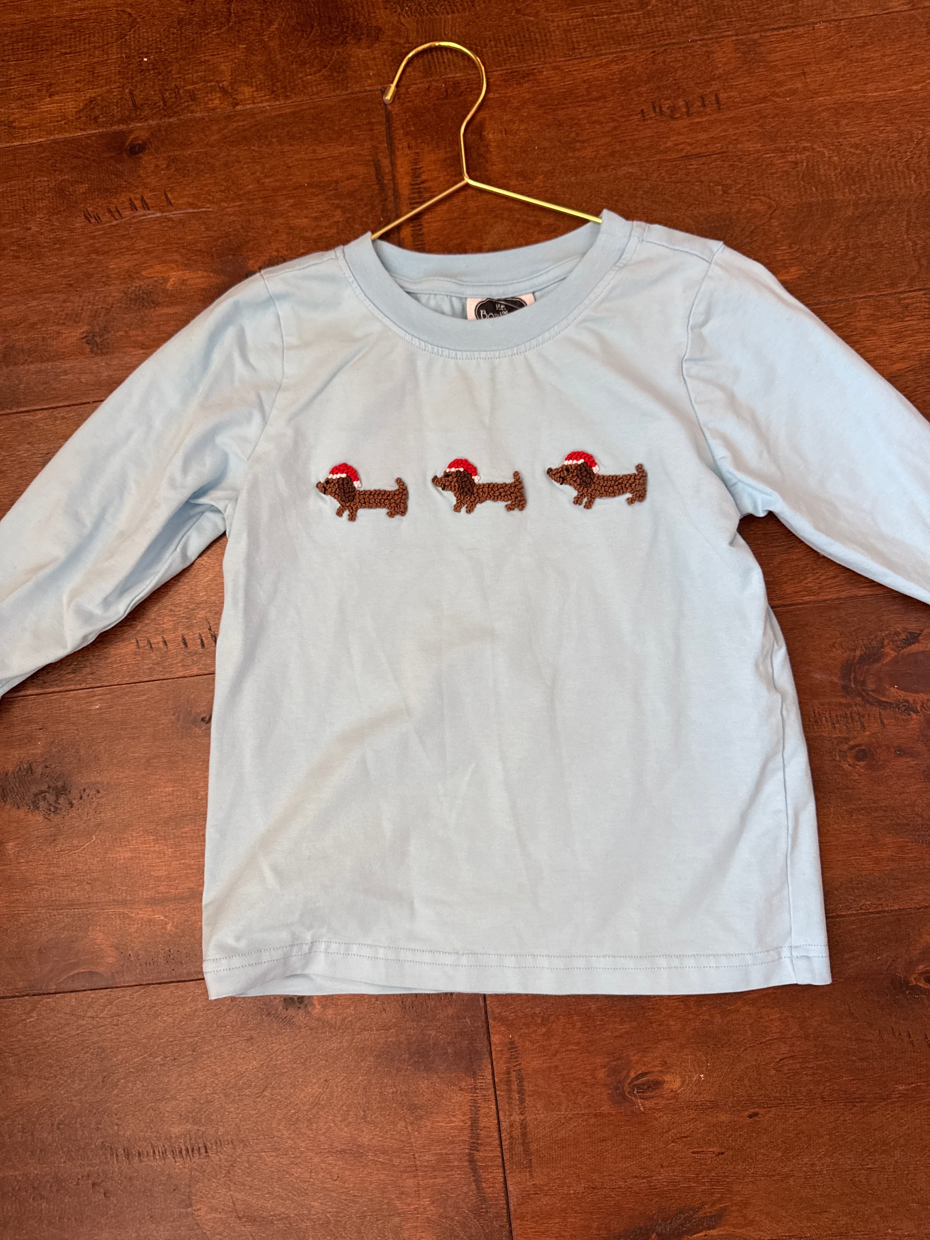 Mr.Bowtique Holiday Ls shirt 4T