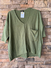 Kerisma Green Sweater with Pocket S/M