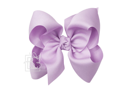 Signature Grosgrain Bow - Light Orchid