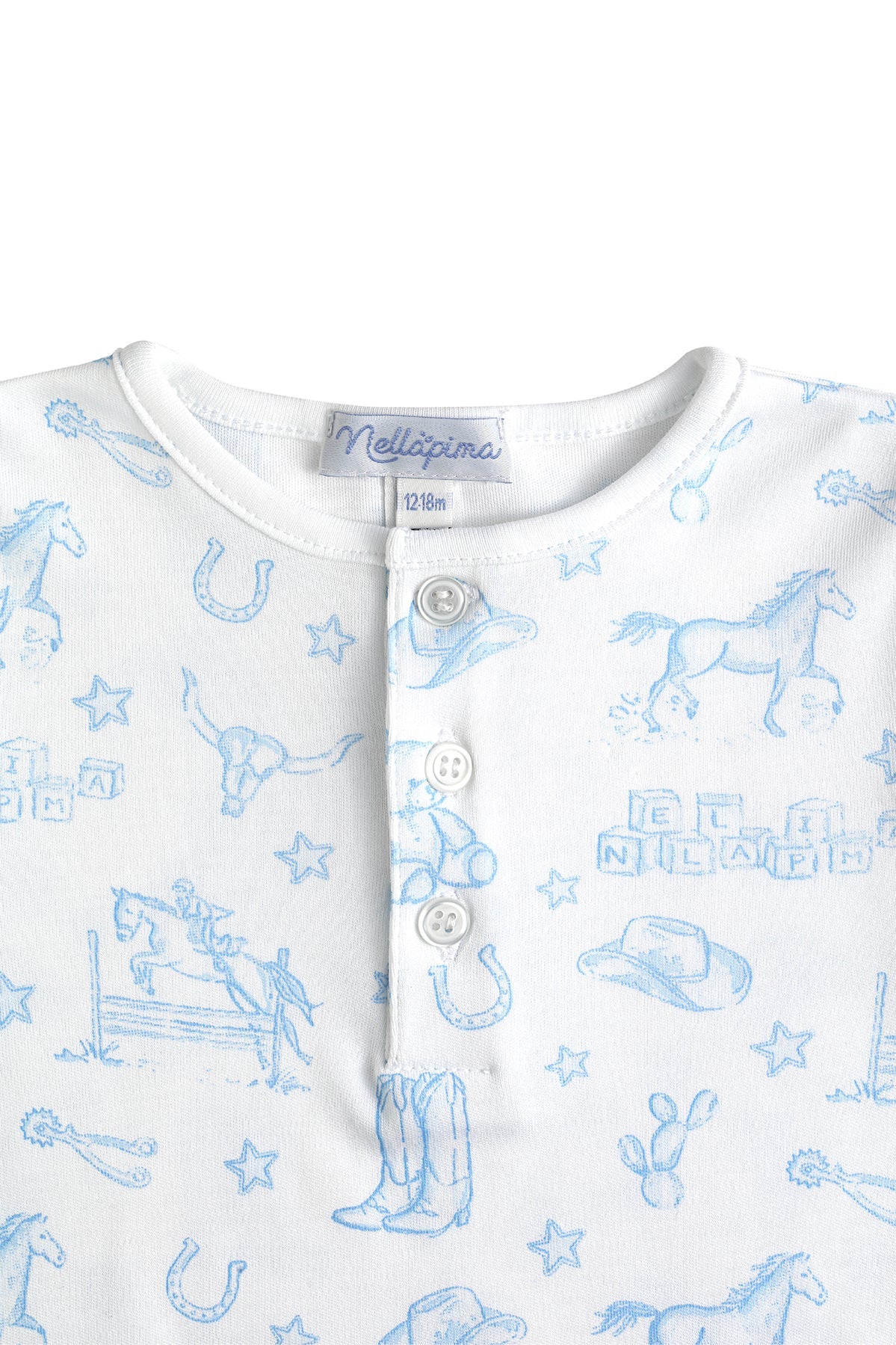 Blue Lone Star Toile PJ