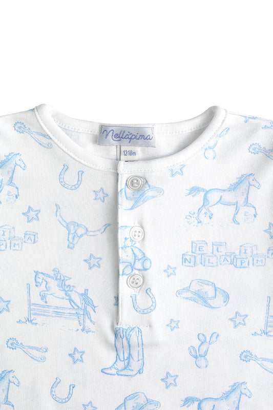 Blue Lone Star Toile PJ