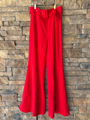 Jealous Tomato Red Flare Dress Pant L