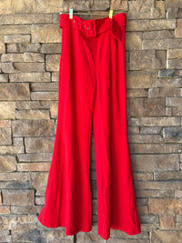 Jealous Tomato Red Flare Dress Pant L