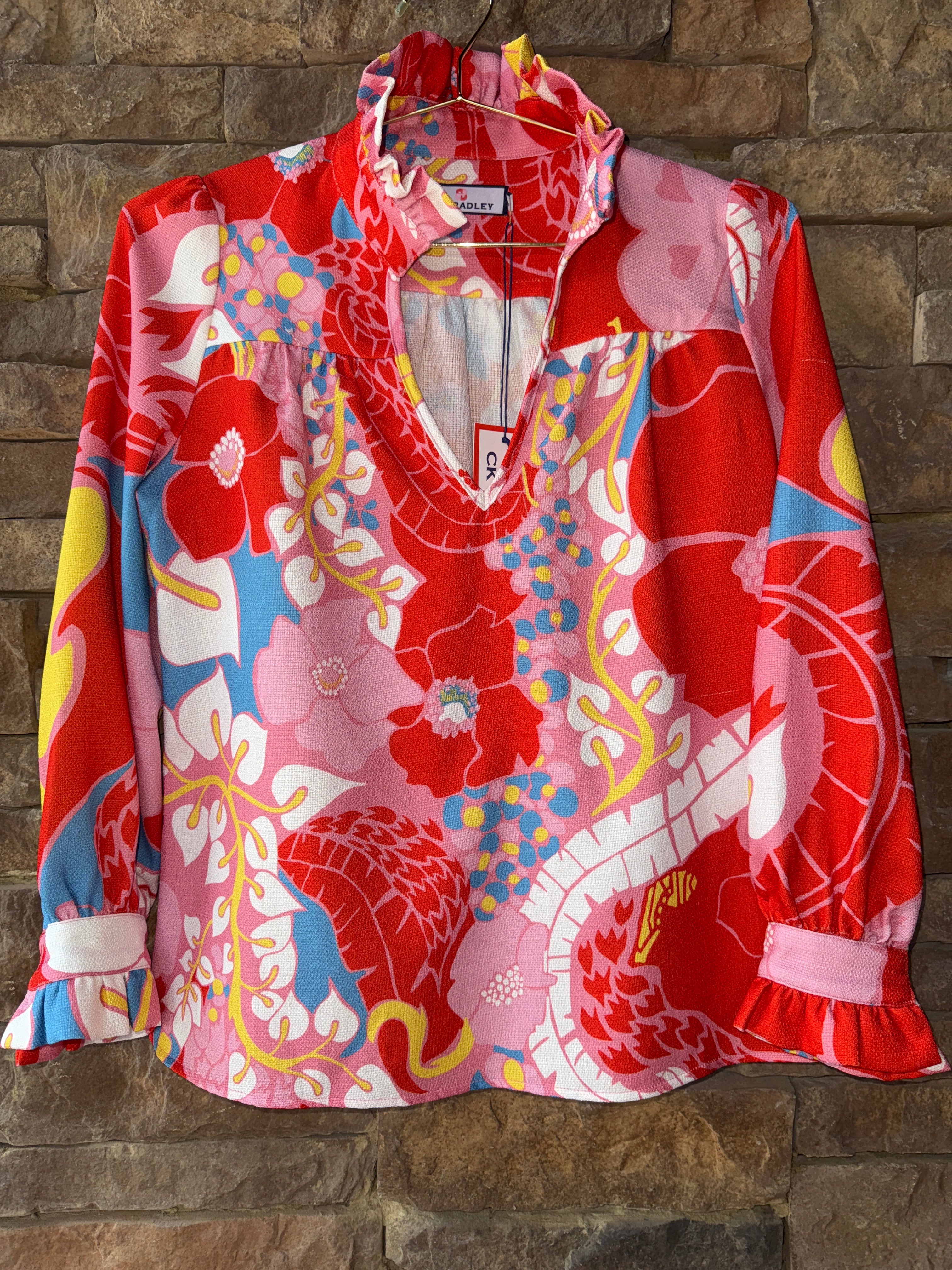 CK Bradley Aspen Blouse Narnia Punch S